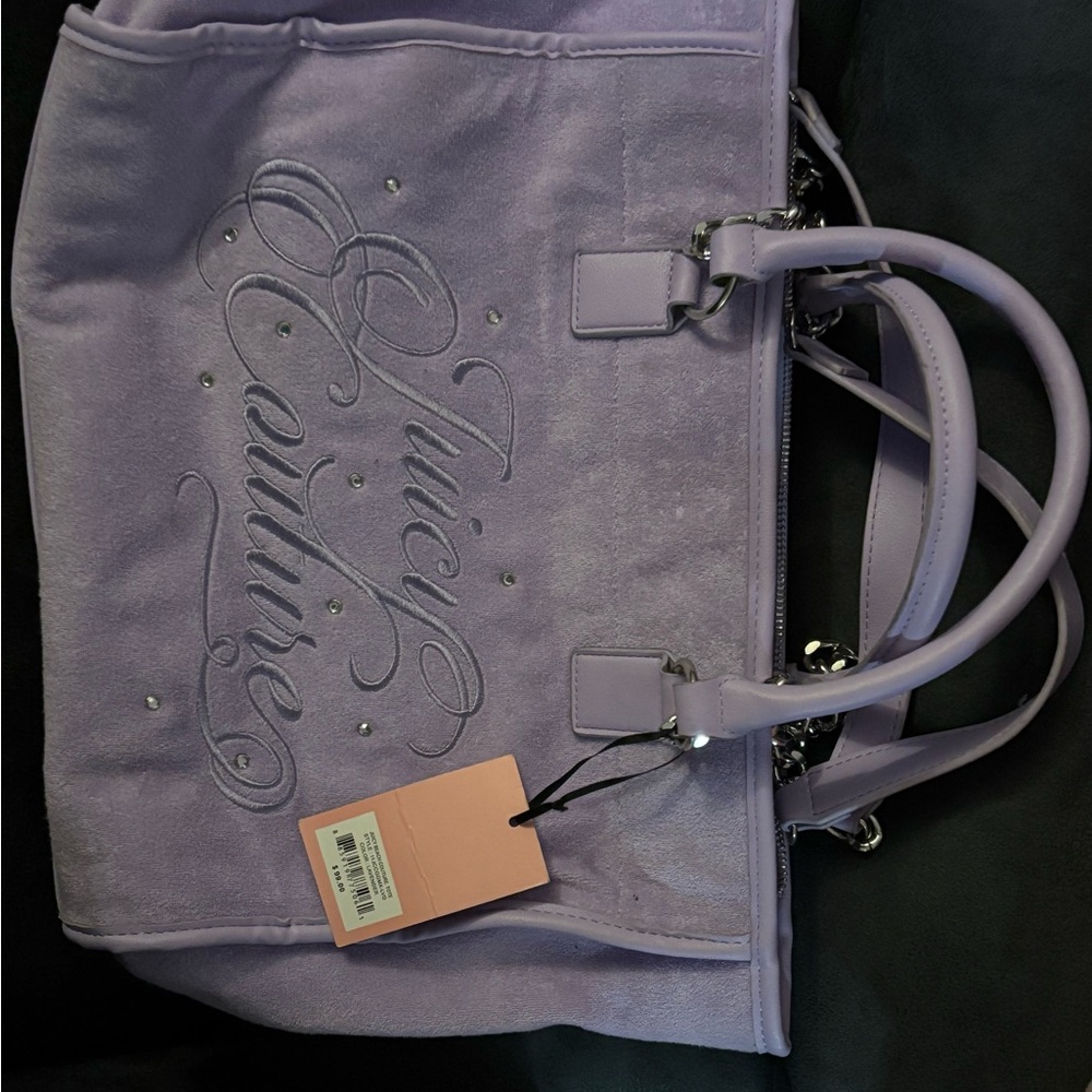 Juicy Couture Lavender Tote Bag